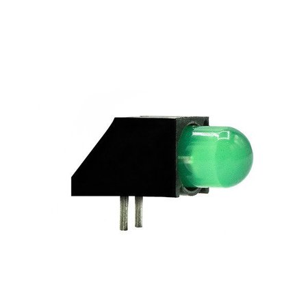DIALIGHT Single Color Led, Green, Diffused, T-1 3/4, 5.21Mm 550-0207F